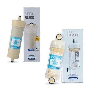 Combo Refil Bliss  + Refil Antibacteriano Para Purificador de Água Bliss